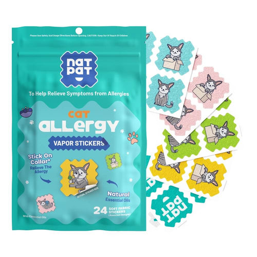 Cat Allergy Relief Vapor Stickers