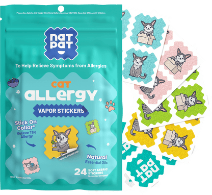 Cat Allergy Vapor Stickers
