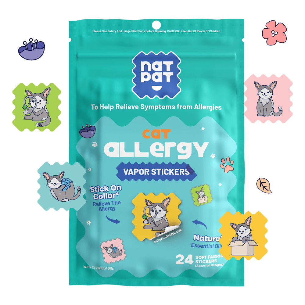 Cat Allergy Vapor Stickers