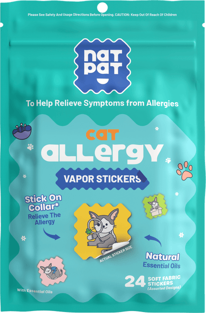 Cat Allergy Vapor Stickers
