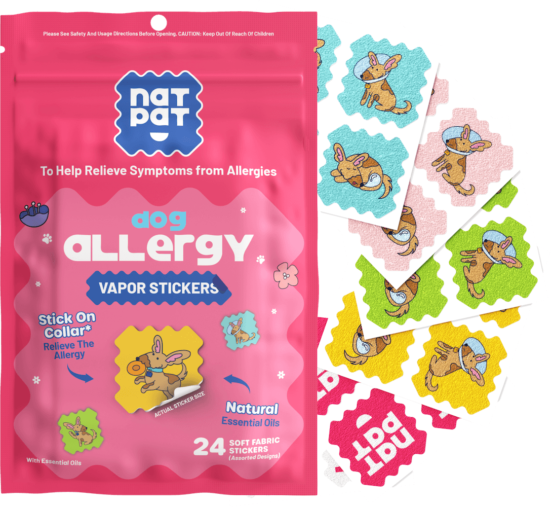 Dog Allergy Vapor Stickers