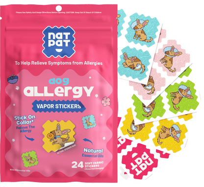 Dog Allergy Vapor Stickers