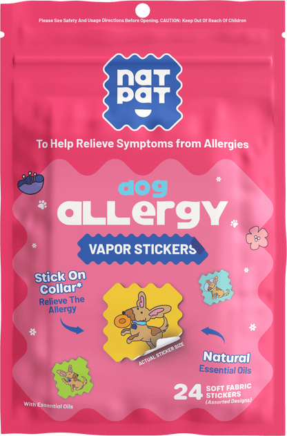 Dog Allergy Vapor Stickers