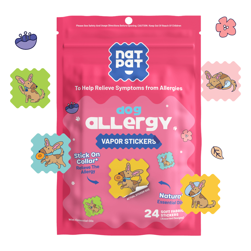 Dog Allergy Vapor Stickers