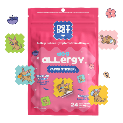 Dog Allergy Vapor Stickers
