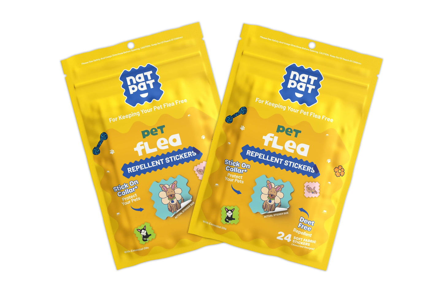 Pet Flea Repellent Stickers